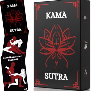 The Varied Sex Card Game for Couples from 18, Kamasutra Cards for Couples, Sex Card Game, Sex Games for Couples, Erotic Games for Intimate Moments, Gift for Him & Her or Valentine’s Day