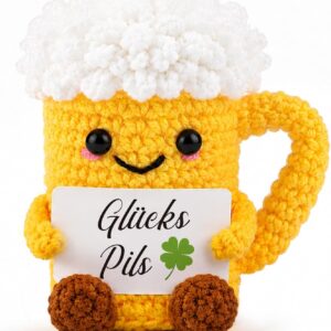 WenmthG Beer Gift for Men - Pocket Hug GlücksPils Lucky Charm