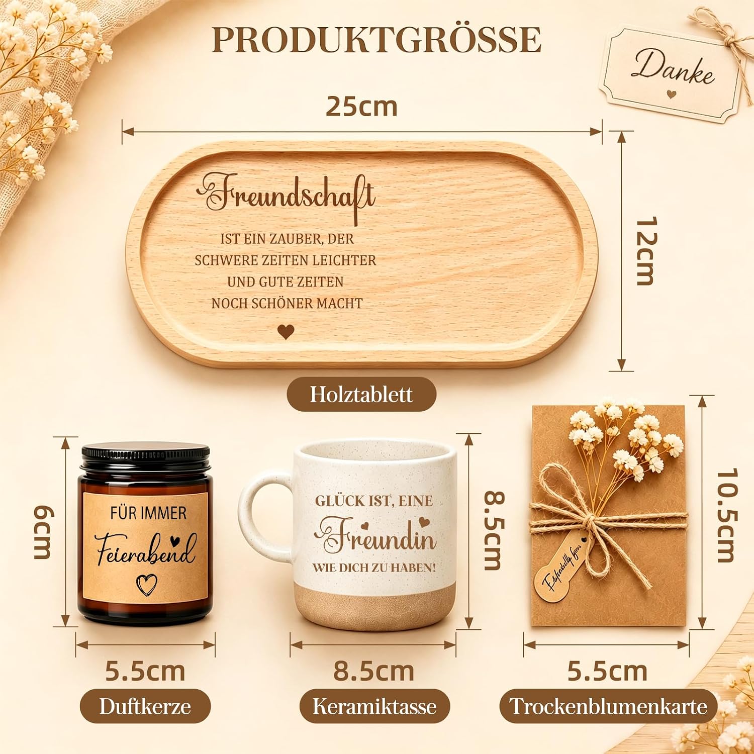 TUZELIYA Gift for Girlfriend, 4-Piece Small Time Out Gifts – Bild 7