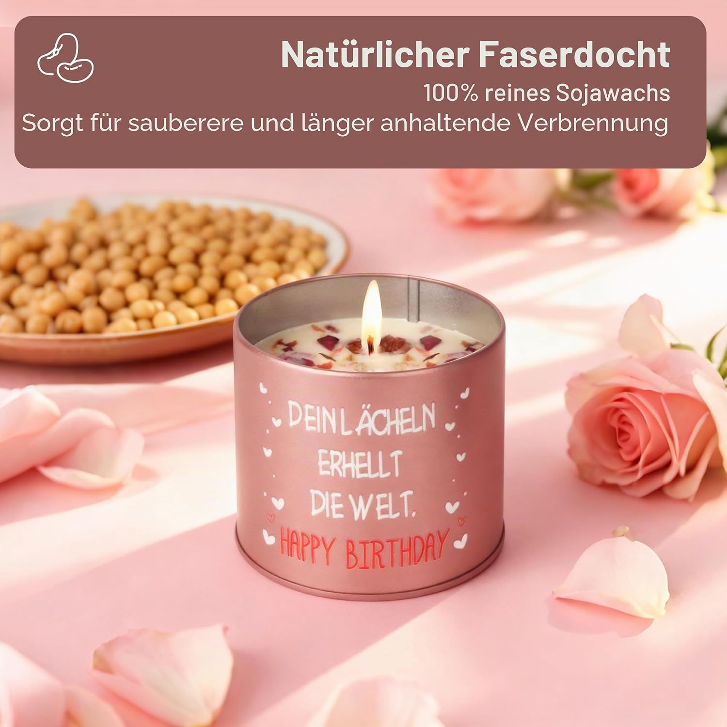 Gifts for Women, 9 oz Candle Birthday Gift for Women, Wellness Gifts, Christmas Gifts, Gift Idea for Girlfriend, Mum, Sister, Daughter – Bild 3
