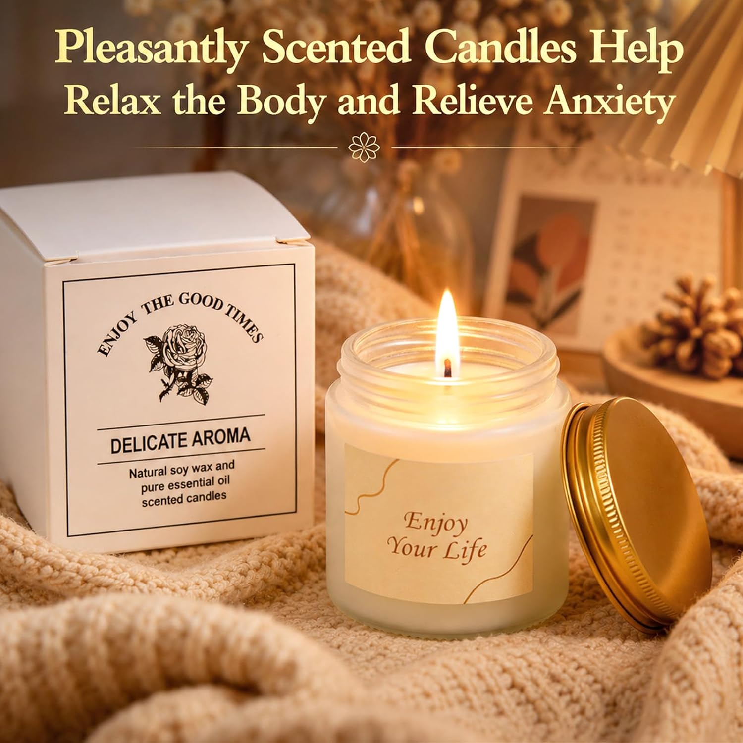 Gifts for Women, Girlfriend, Mother - Gift Set Women with Candle Cup – Bild 5
