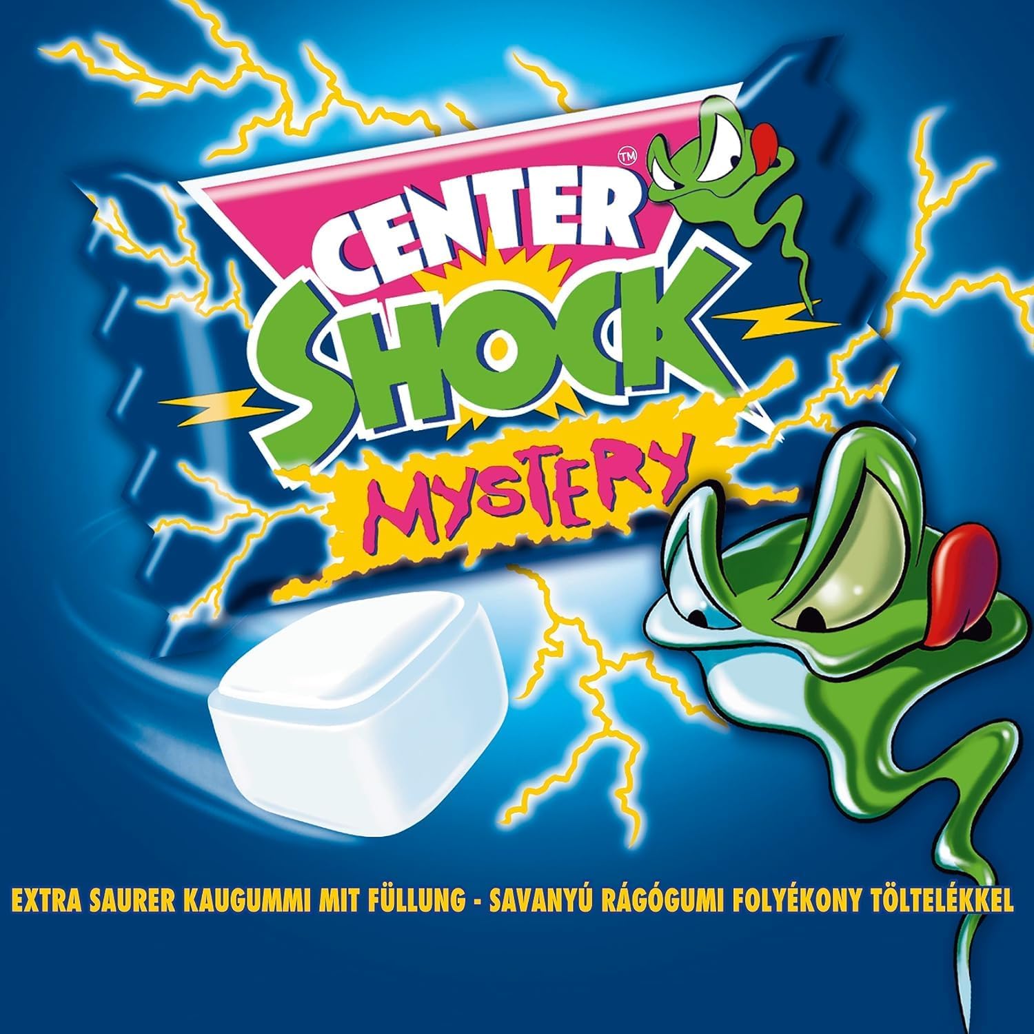 Center Shock Mystery, Box of 100 Bubble gums, Extra Sour with Different Varieties, Perfect for Birthday, Pinata, Candy Bar, School Cone & Christmas, 400 g – Bild 2