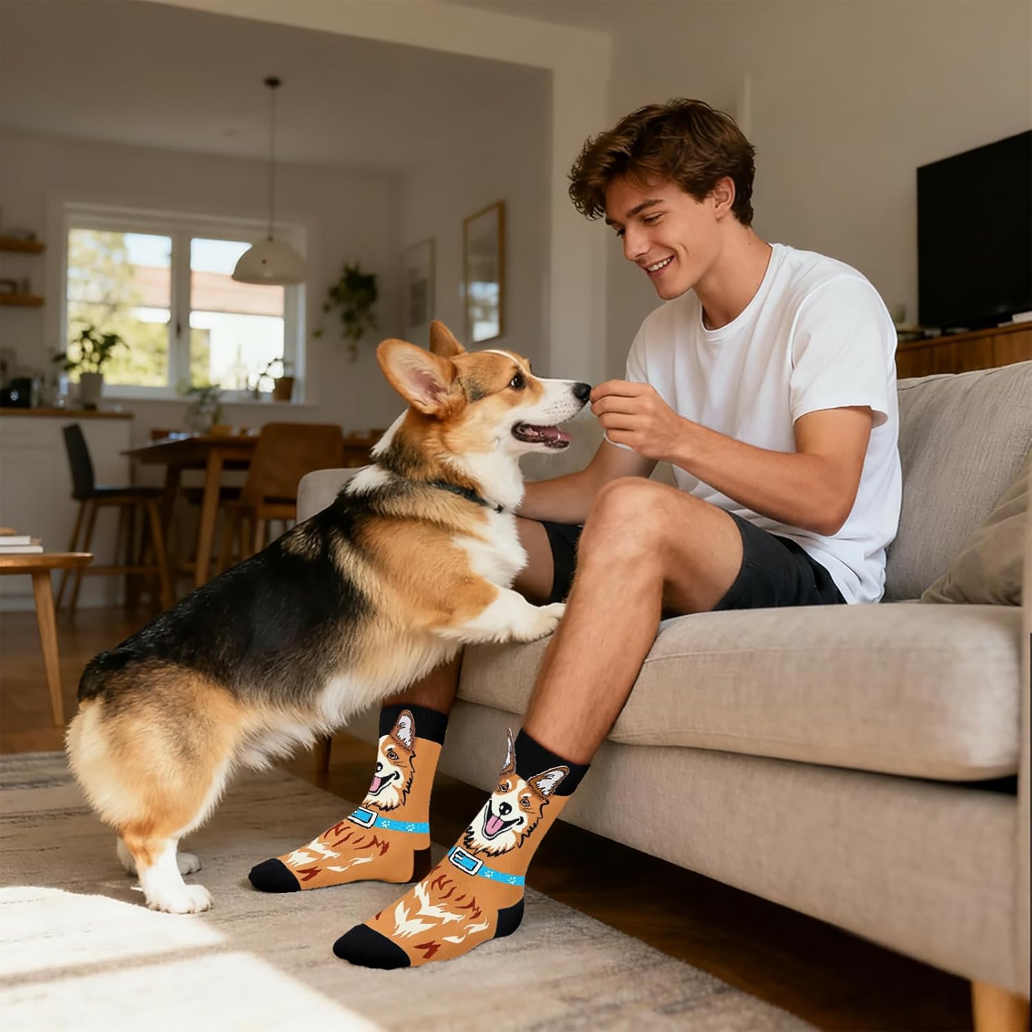 AGRIMONY Funny 3D Animal Socks for Men Women Dad Mum Teenager Boy Girl Funny Socks with Animal Motif Birthday Christmas Gifts for Animal Lovers – Bild 5