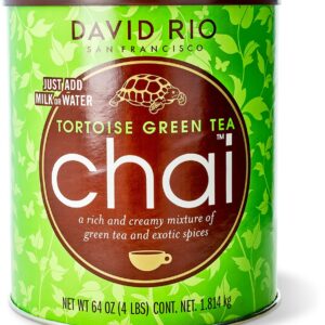 David Rio San Francisco Chai Tortoise Green Cardboard Wrap Tin (1 x 1814 g)