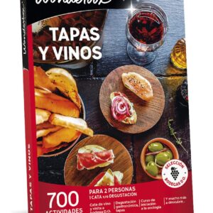 WONDERBOX Gift Box – Tapas and Wine – 615 Gastronomic Activities for Two People