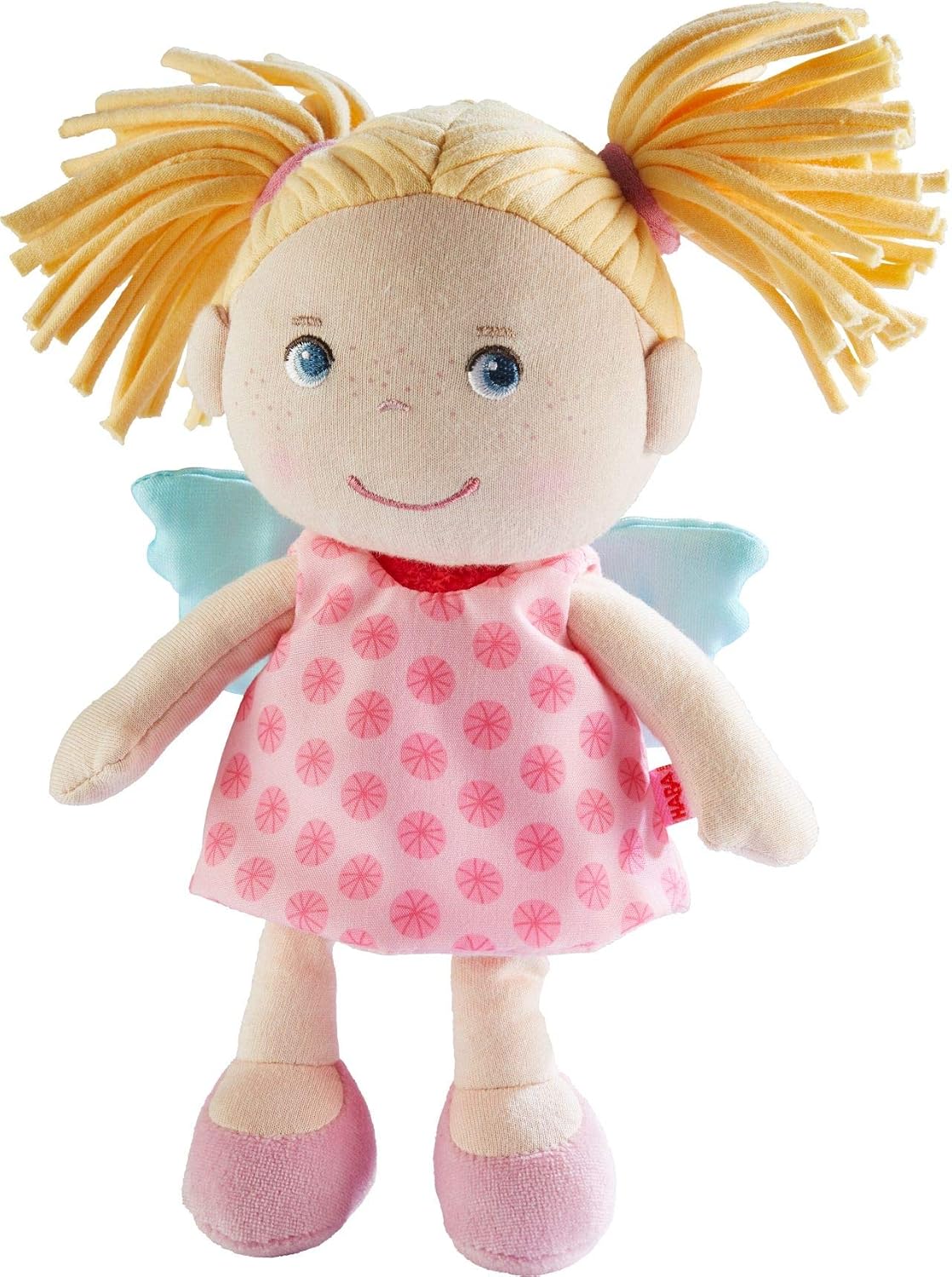 Haba Finja 304103 Guardian Angel Soft Fabric Doll with Wings Lucky Charm for Children Gift for Birth or Christening – Bild 4