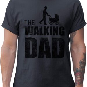 Shirtracer The Walking Dad T-Shirt and Men’s T-Shirt