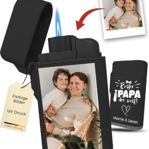 Father’s Day Gift – Engraved Lighter – Personalised Gift for Men, Unique Engraving for an Unforgettable Day