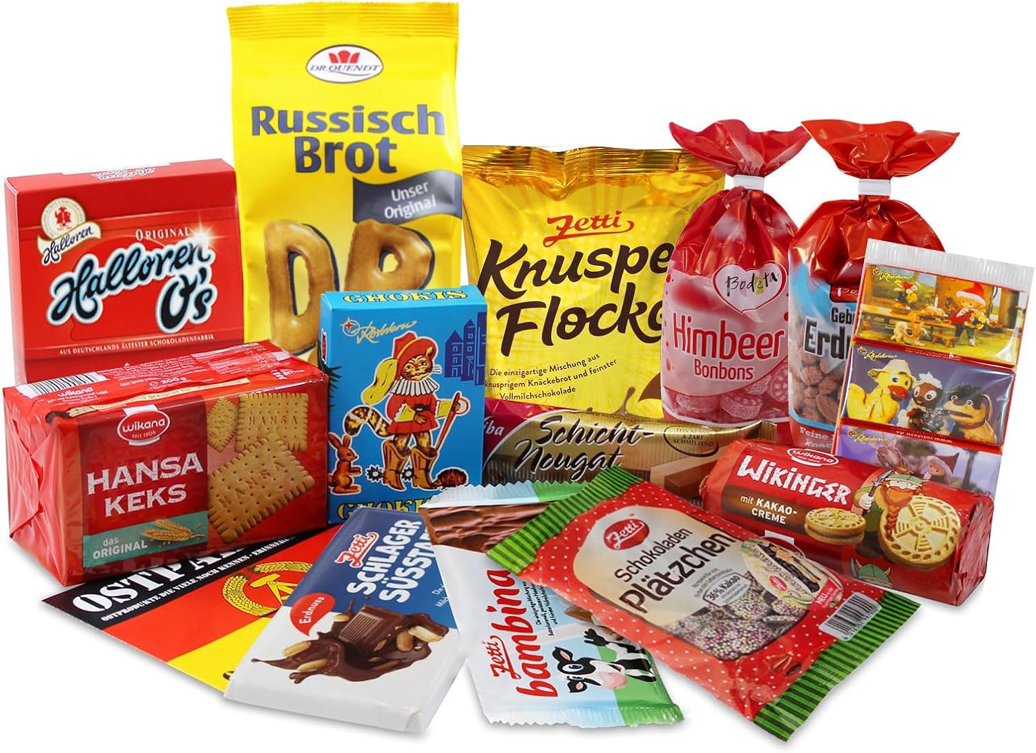 Ostpaket "Small Sweet Temptation" with 13 Products Specialities Speciality Package Gift Set Eastern Products GDR Gift Idea – Bild 2