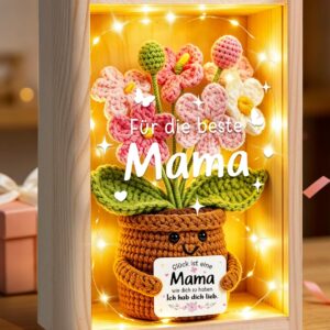 Gifts for Mum, Vergiss Mein Nicht Knitted Stuffed Toy