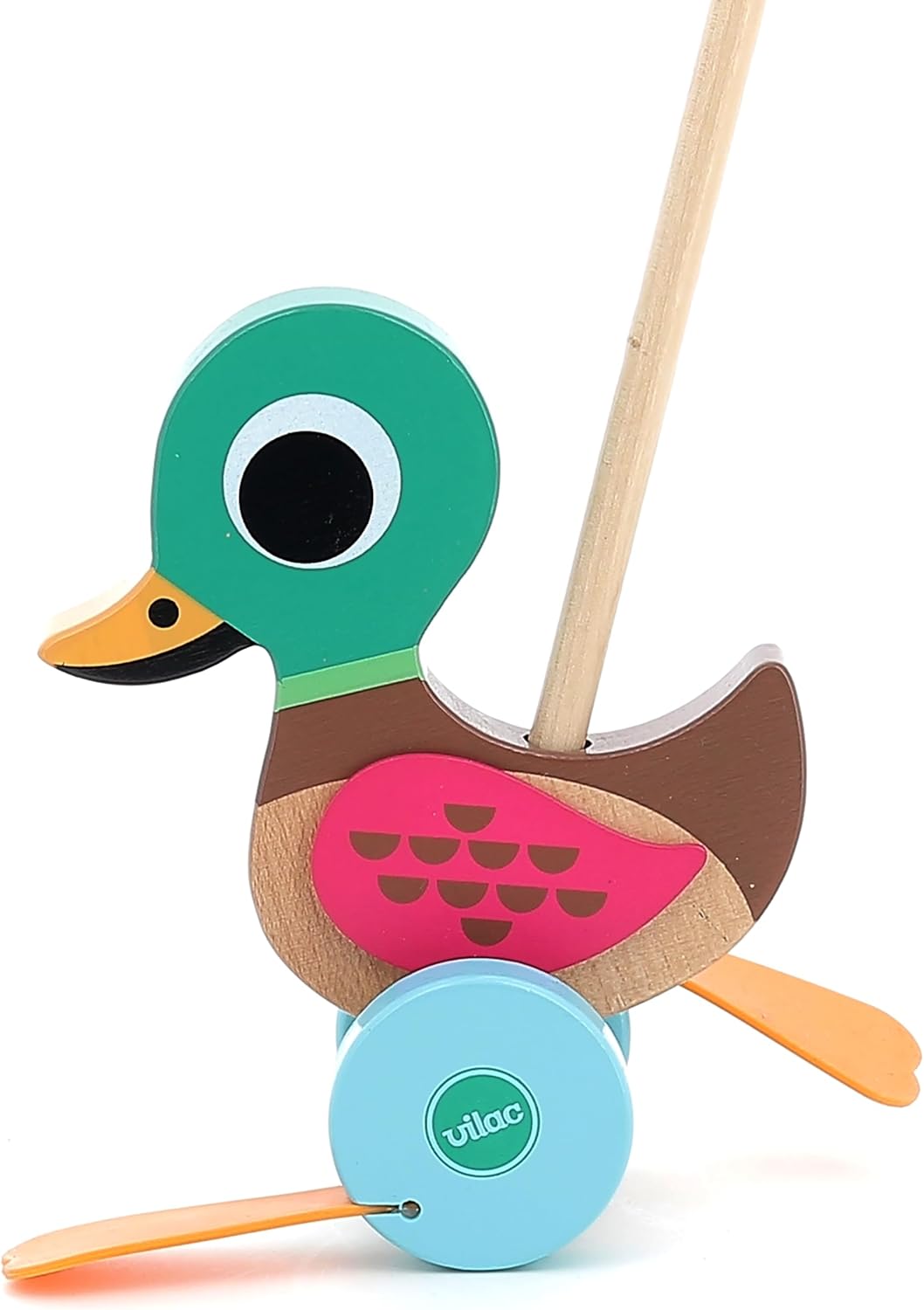 Push Duck Toy for the Smallest Baby from 10 Months