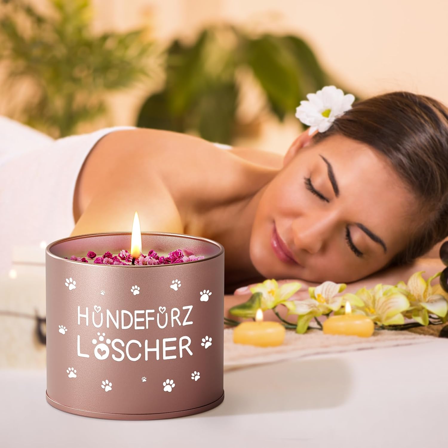 PRSTENLY Gifts for Women, 9 oz Lavender Scented Candle - Dog Fart – Bild 4