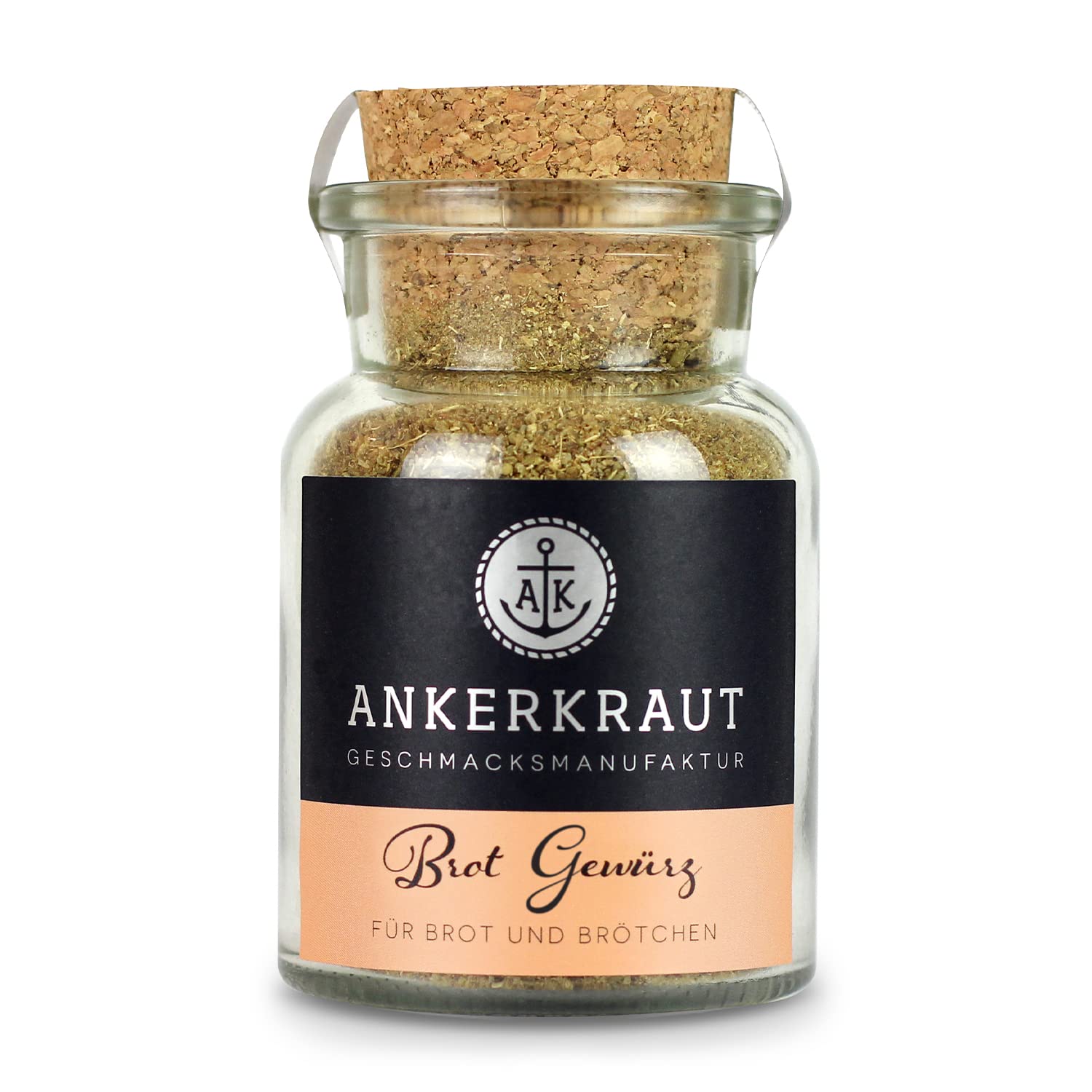 Ankerkraut Housewarming Gift Box of 2, Gift for Housewarming of Bread Spice and Sea Salt Fine, in Cork Glass – Bild 3