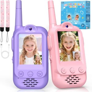 Walkie Talkie Children with Video Toy Gift Girls 3 4 5 6 7 8 Years