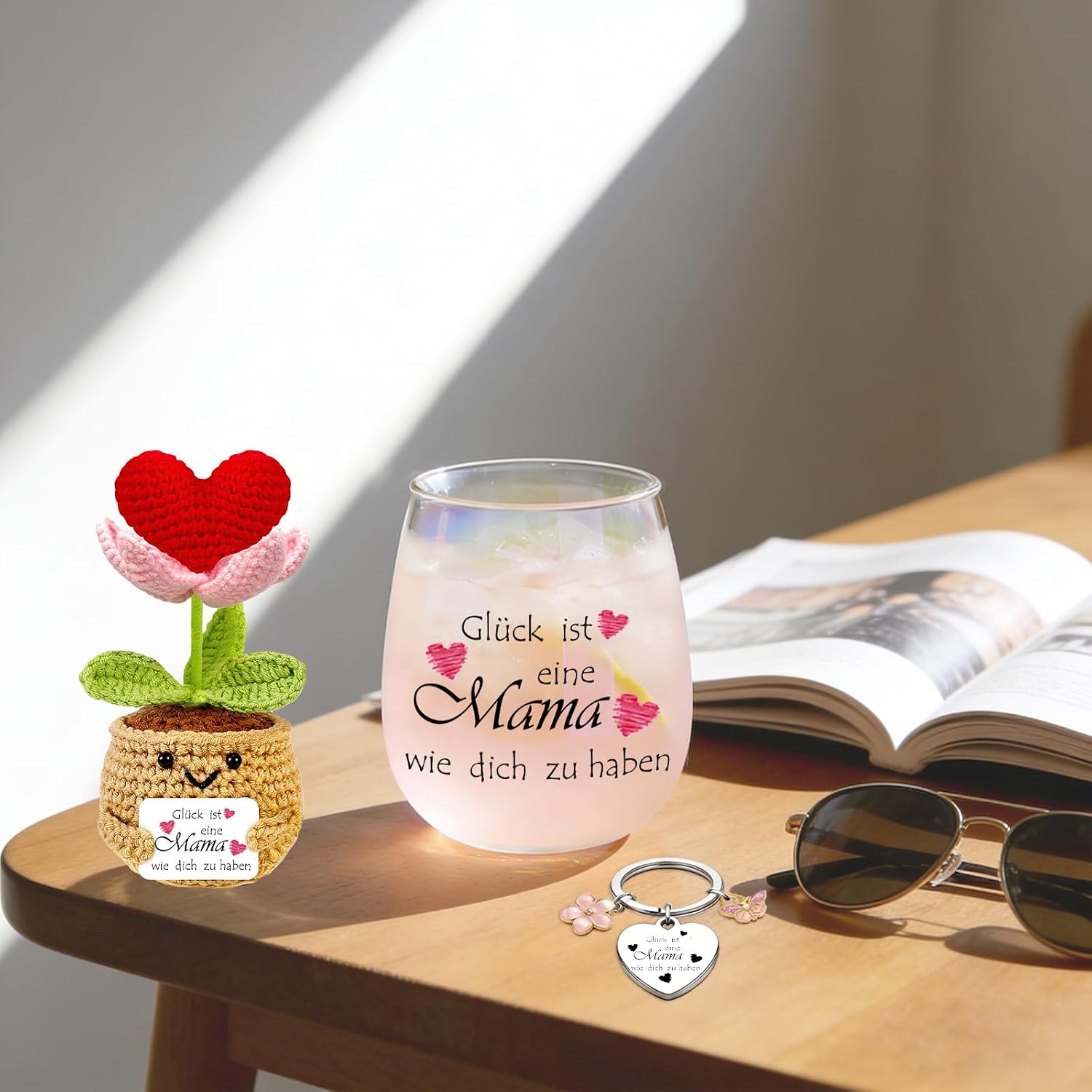 Gifts for Mum Wine Glasses Mother Birthday Gift for Best Mum – Bild 9