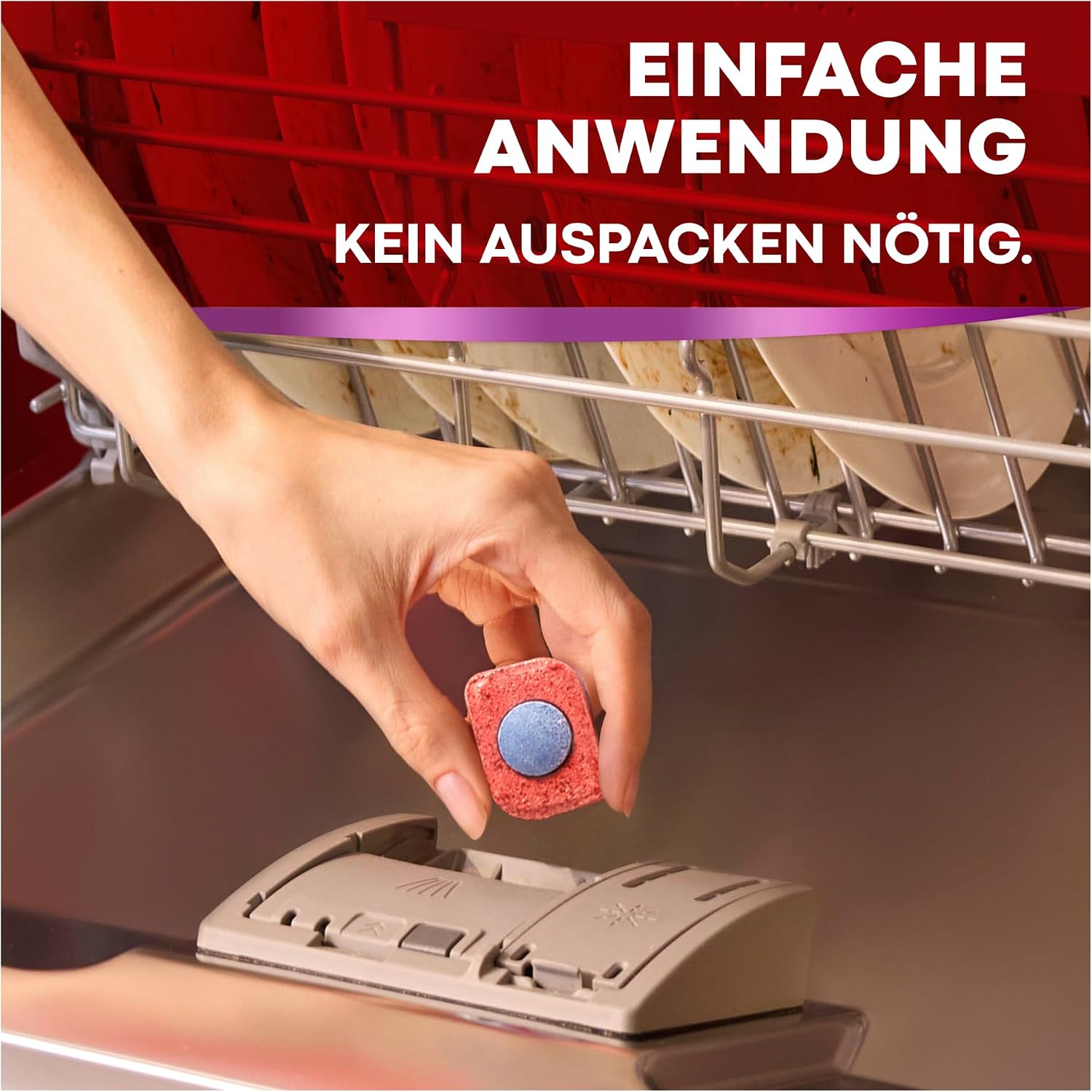 Somat All in 1 Extra Dishwasher Tablets (4 x 92 AW), Dishwasher Tablets for Radiantly Clean Dishes, Even in Low Temperature, Short & Eco Programs, Removes Crusted Items, Provides Brilliant Shine – Bild 5