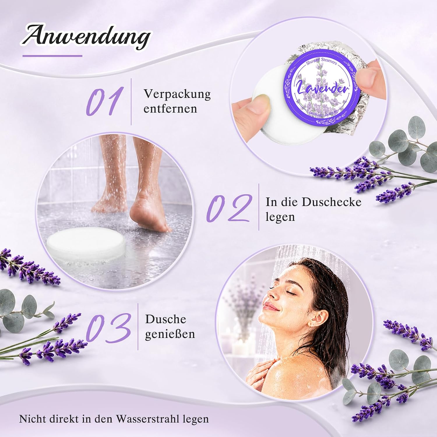 Linkax Shower Steamers Aromatherapy Gifts for Women/Wife/Girlfriend – Bild 8