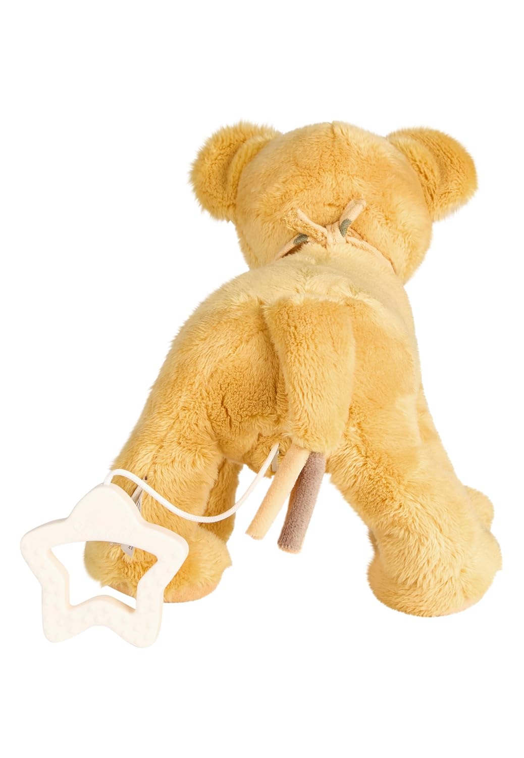 Sterntaler Music Box M Lion Leo - Made of Soft Fabric - Removable Musical Mechanism - Melody: Sandman, Dear Sandman, Practical Star Handle - Sleep Aid - Gift, from Birth, Matte Yellow – Bild 3