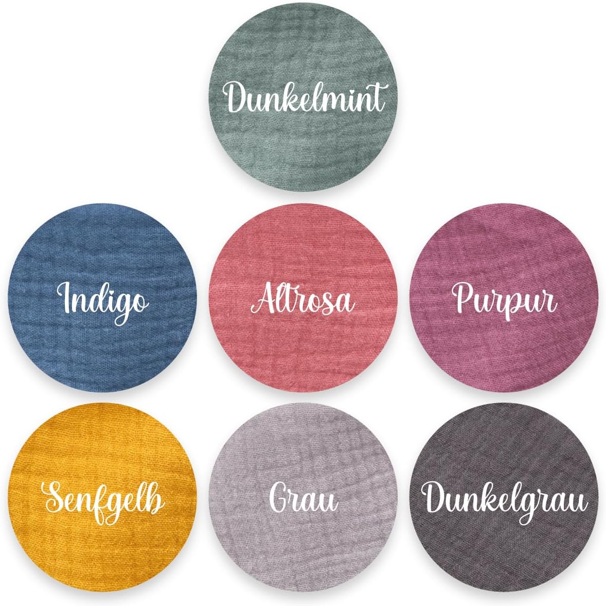 Personalised Triangular Scarf Made of Cotton/Muslin, Koala with Name, Neckerchief for Boys, Girls, Many Colours – Bild 4