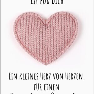 Lucky Heart Gift Set Pink Pocket Hug for Special People