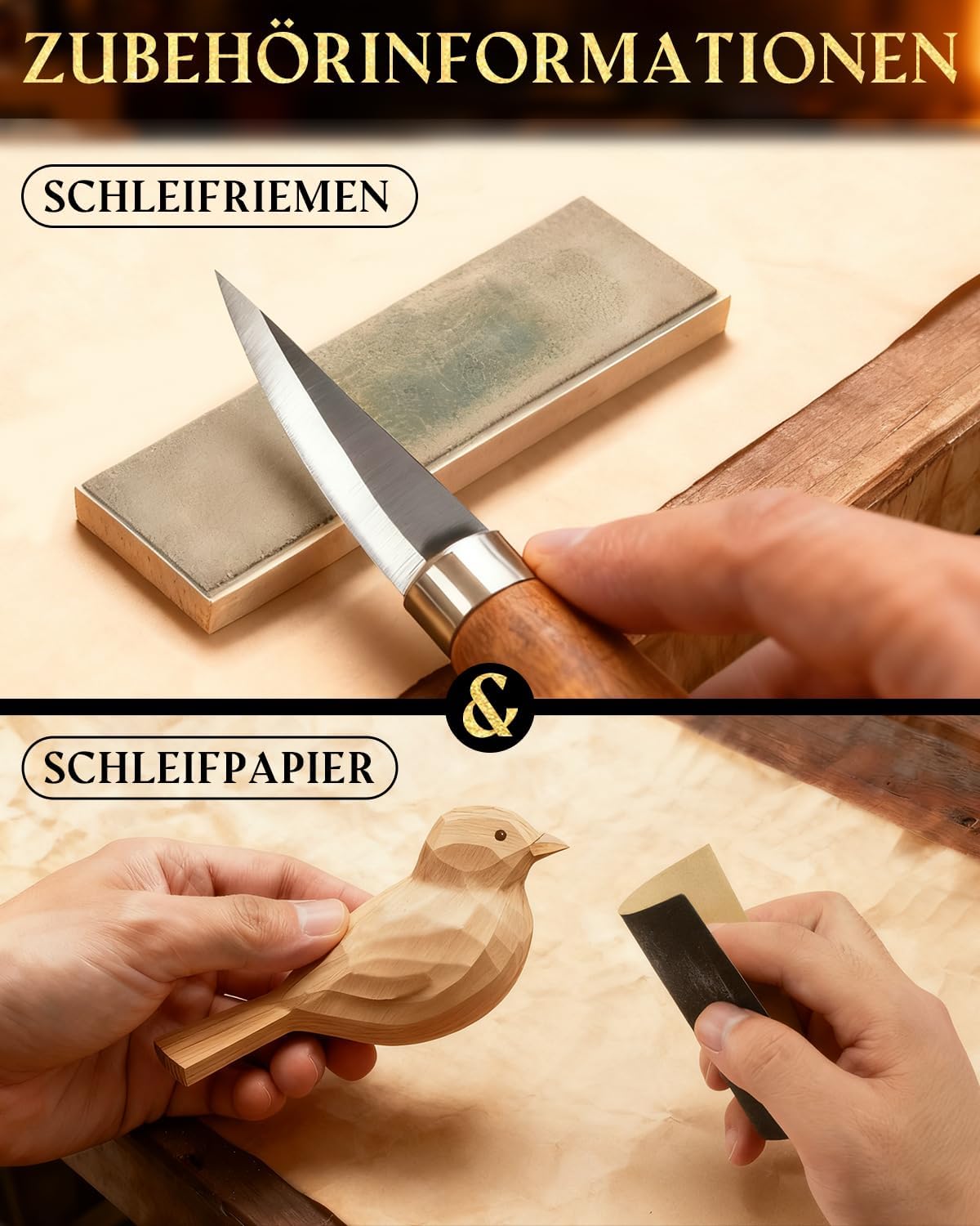 Carving Tool Wood Carving Set for Beginners: Carving Knife 25 – Bild 6