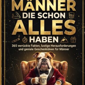 Das Buch für Männer, die schon alles haben: 365 verrückte Fakten, lustige Herausforderungen und geniale Geschenkideen für Männer