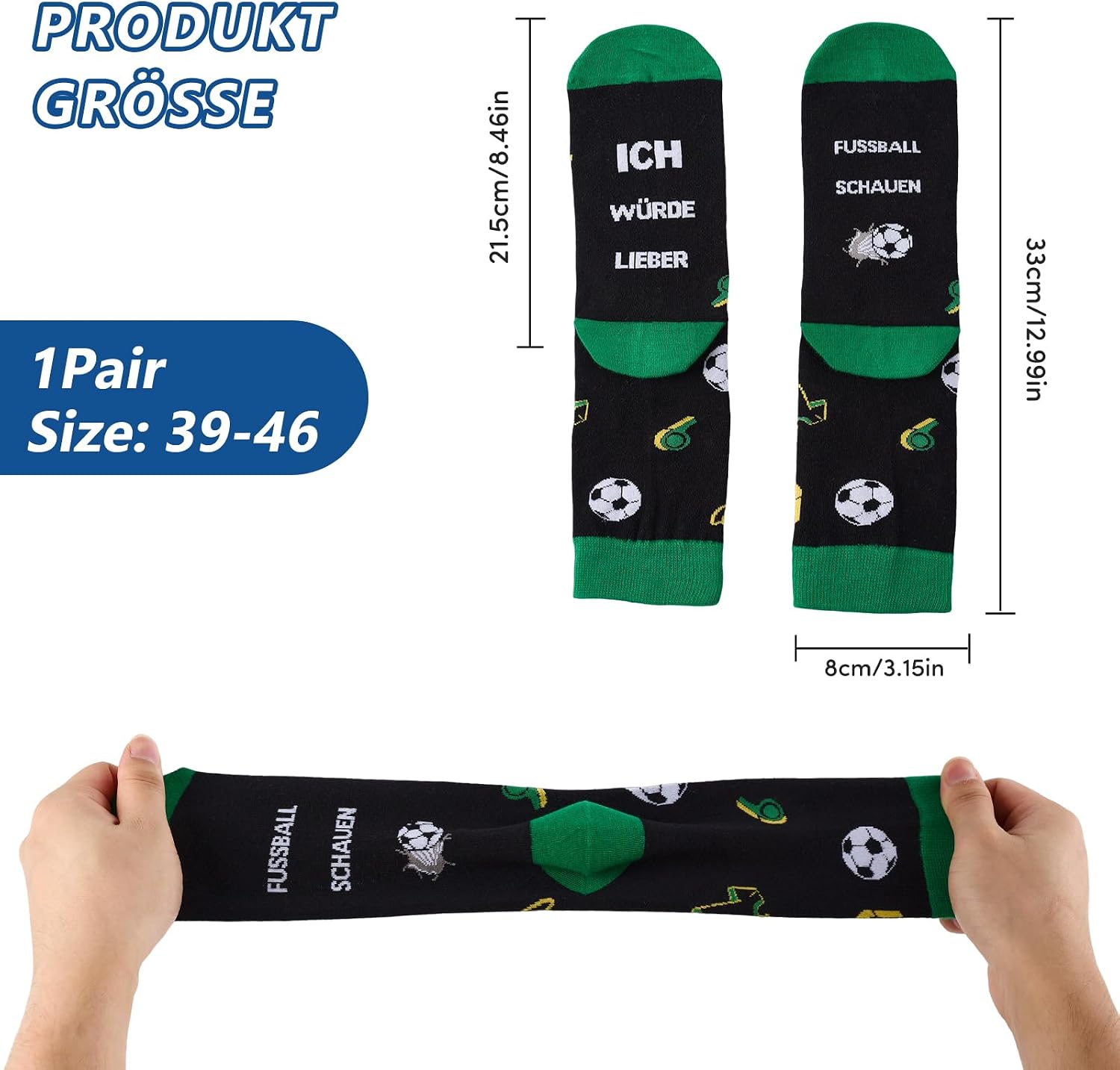 SockWaddles Funny Socks Men with Sayings - Gift Idea for Men, Grandpa, Dad, Gamer, Bike, Camper for Christmas, Birthday, Father's Day, Advent Calendar Filling – Bild 9