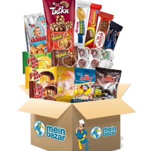 Meinbazar Turkish Sweets Gift Idea Box - Candy Set XL - 20 Pieces - Mix Party Box - Halal Products