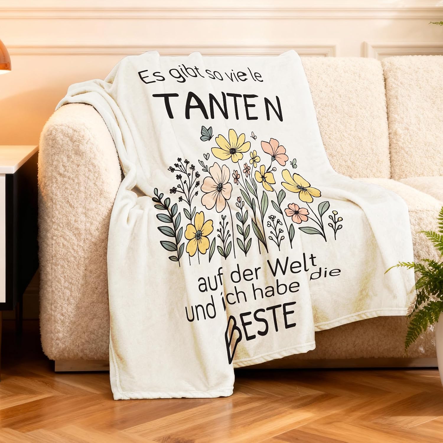 PRSTENLY Best Aunt Gift Birthday Gifts for Aunt Flannel Blanket – Bild 2