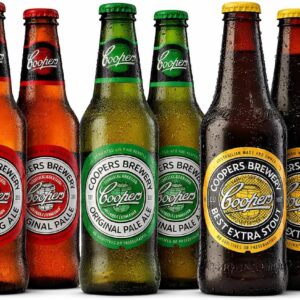 Coopers Brewery Beer Mix 2 Bottles of 375 ml Each – Australian Craft Beer Set with Sparkling Ale, Pale Ale & Stout – Import Beer from Australia – Beer Gift Set for Connoisseurs