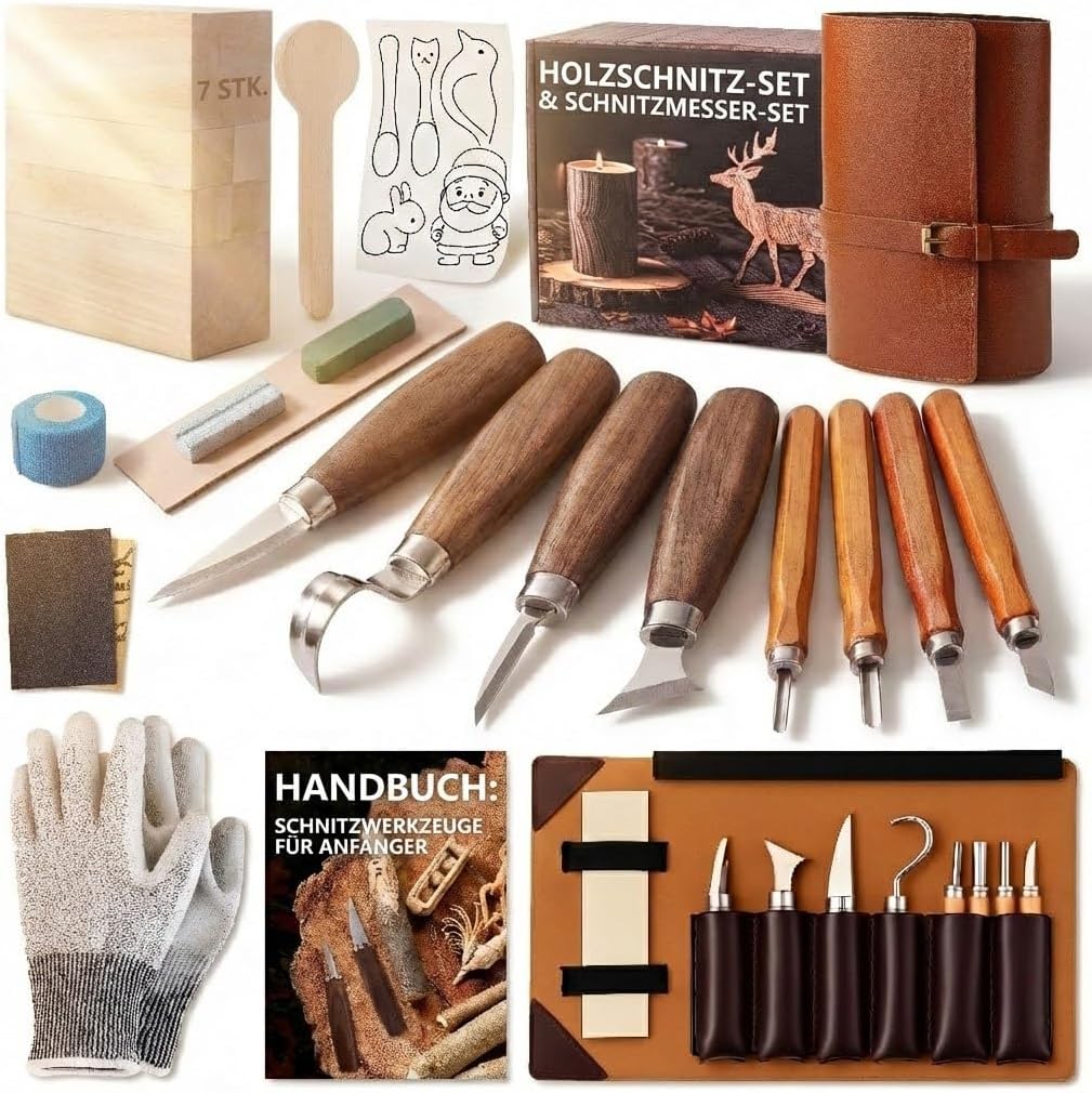 Carving Tool Wood Carving Set for Beginners: Carving Knife 25