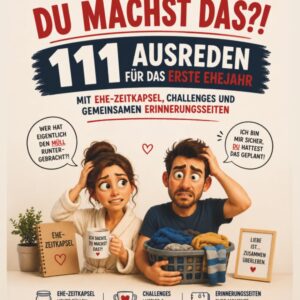 Ich dachte, du machst das?! – 111 Ausreden für das erste Ehejahr mit Ehe-Zeitkapsel, Challenges und gemeinsamen Erinnerungsseiten: Humorvolles Hochzeitsgeschenk für das Brautpaar