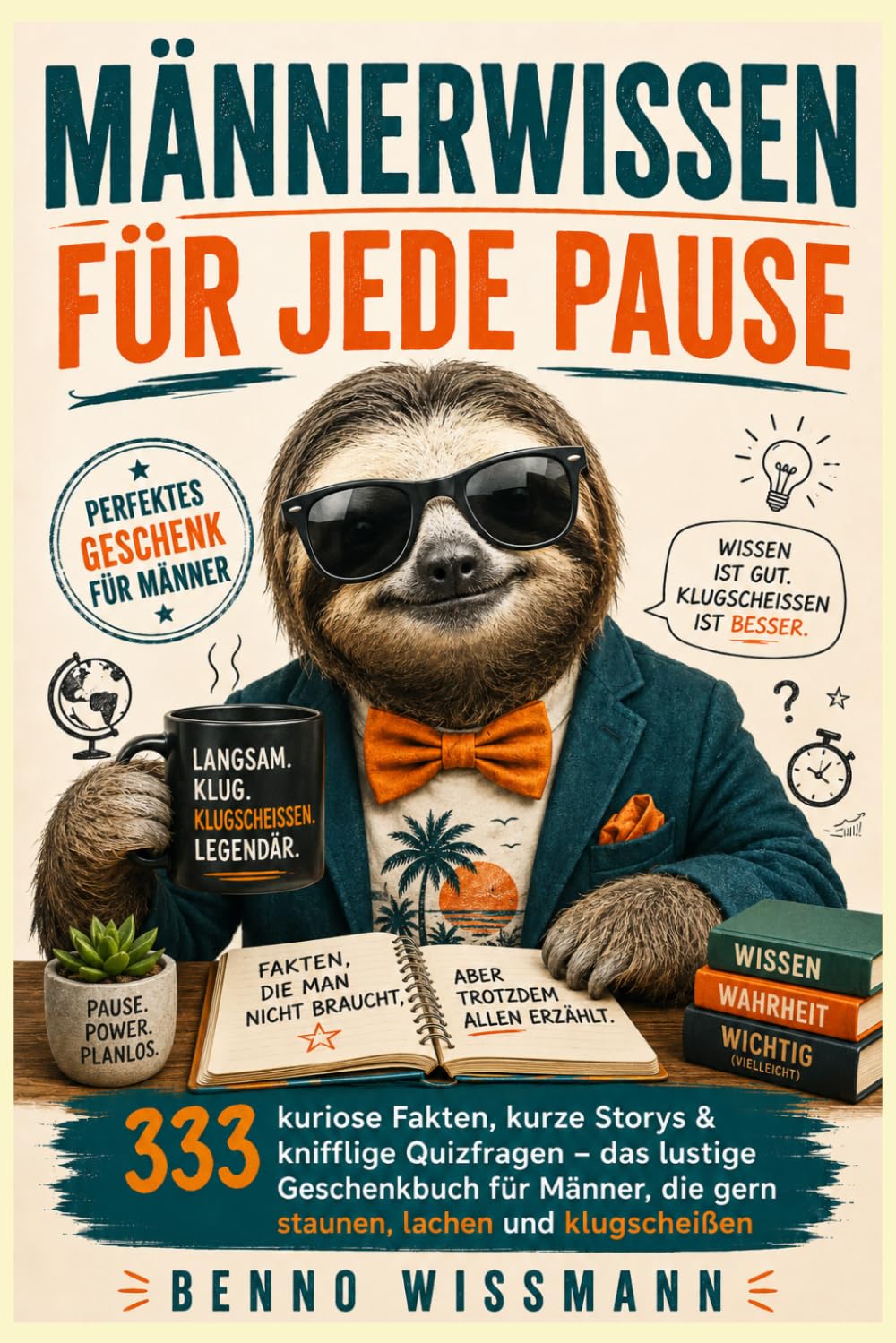 Männerwissen für jede Pause: 333 kuriose Fakten, kurze Storys & knifflige Quizfragen Das lustige Geschenkbuch für Männer, die gern staunen und lachen