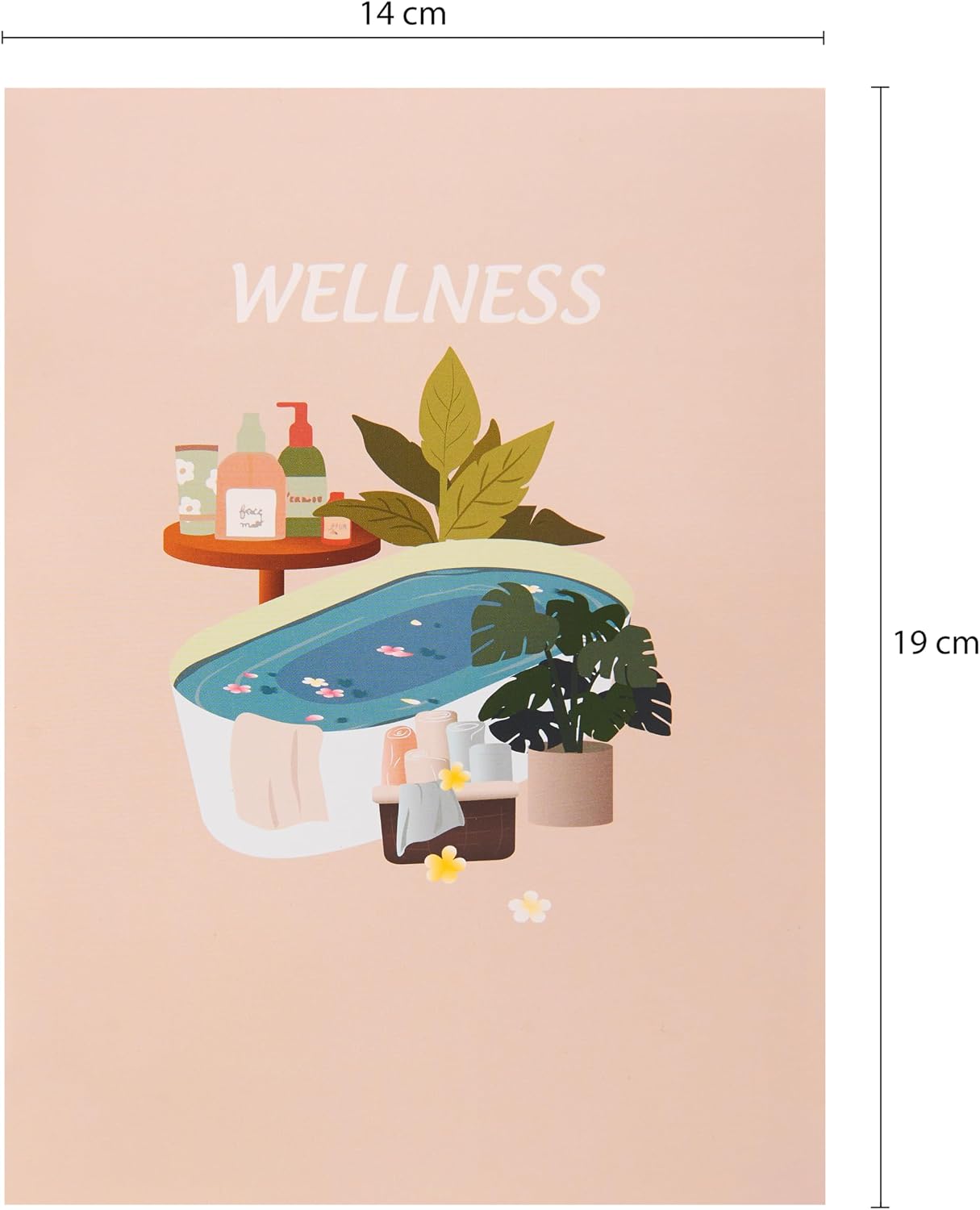 CraftWerk 3D Pop-Up Card Wellness - Voucher Card Folding Card for Massage or Sauna - Creative Packaging for Birthday or Christmas for Men and Women – Bild 4