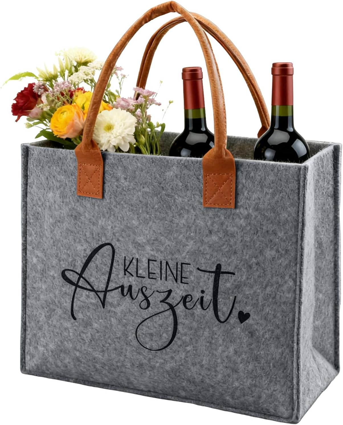 Ysound Gifts Women Felt Bag, Felt Shopper Bag for Woman Man