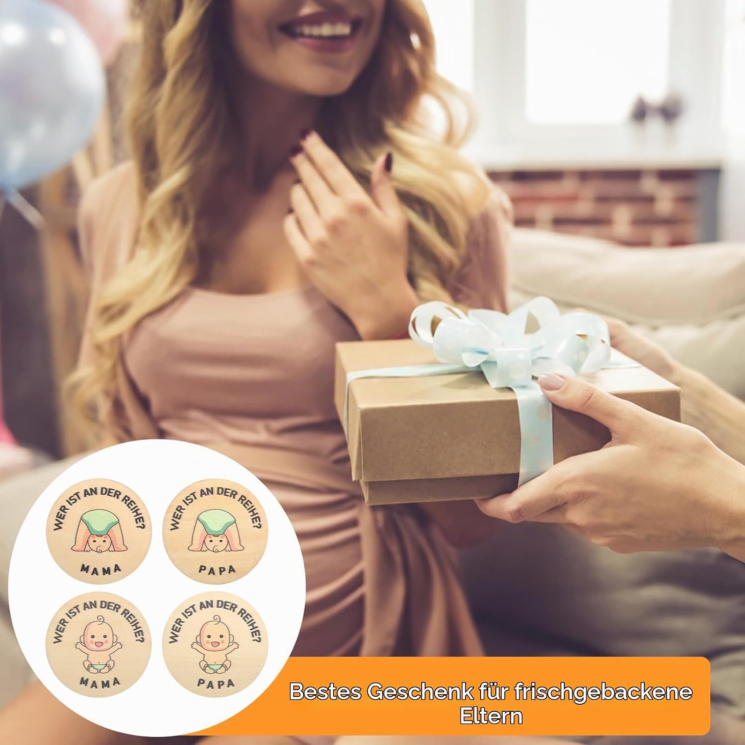 Gifts for Birth, New Dad Mum Gifts Decision Coin – Bild 5