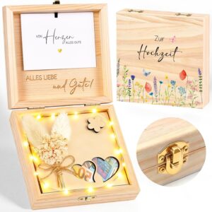Wooden Money Gift Wedding Gift Box