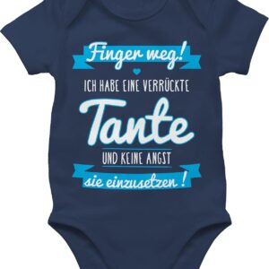Shirtracer – Baby Bodysuit Boy Girl – Ich habe eine verrückte Tante Blue