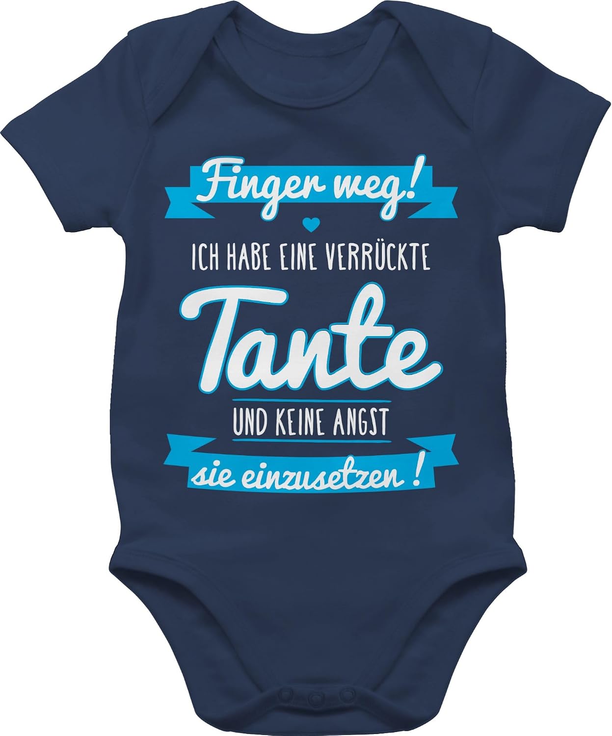 Shirtracer - Baby Bodysuit Boy Girl - Ich habe eine verrückte Tante Blue