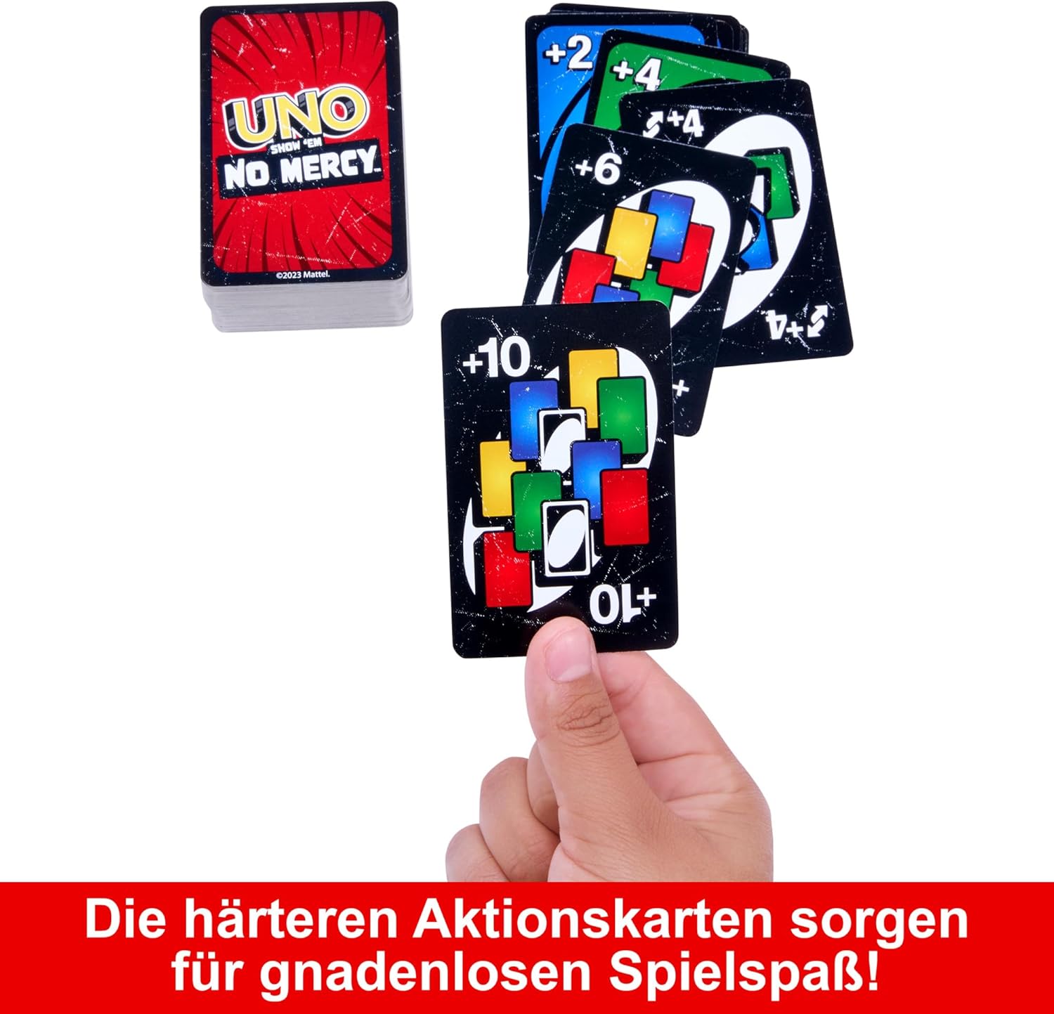 Mattel Games UNO Show 'em No Mercy Card Game in Storage Tin, Age 7+ – Bild 4