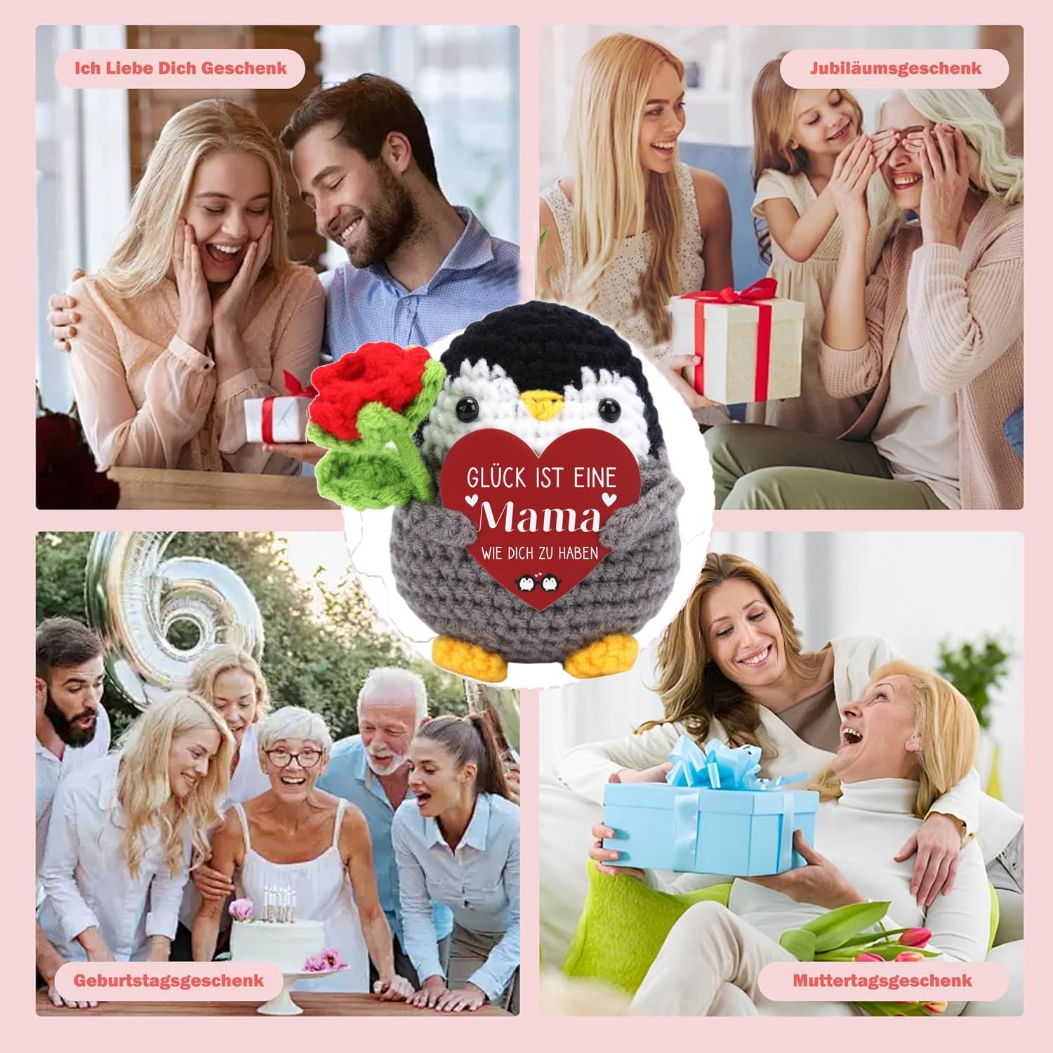 Gifts for Mum, Mother's Day Gifts, Pocket Hug Penguin – Bild 6