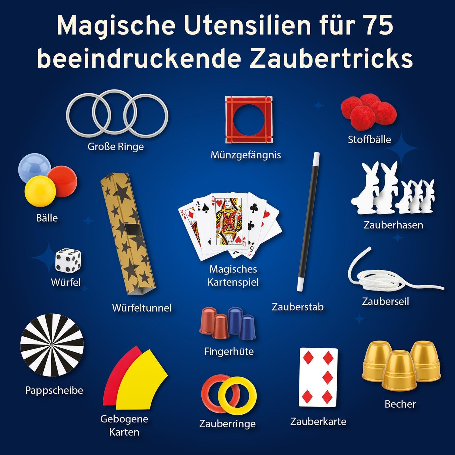 Kosmos Magic Magic School - Gold Edition, 75 Magic Tricks and Illusions – Bild 3