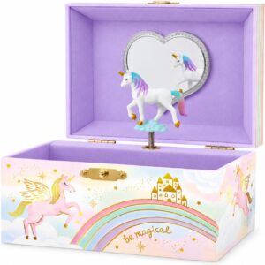 Giggle & Honey® Jewellery Box Girls Music Box & Unicorn