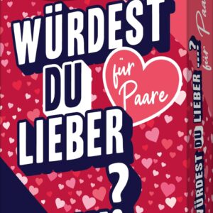 Would you rather …? – For couples: The original. The classic game for birthdays and parties. Great gift for weddings, anniversaries and Valentine’s Day. Ages 18 and up