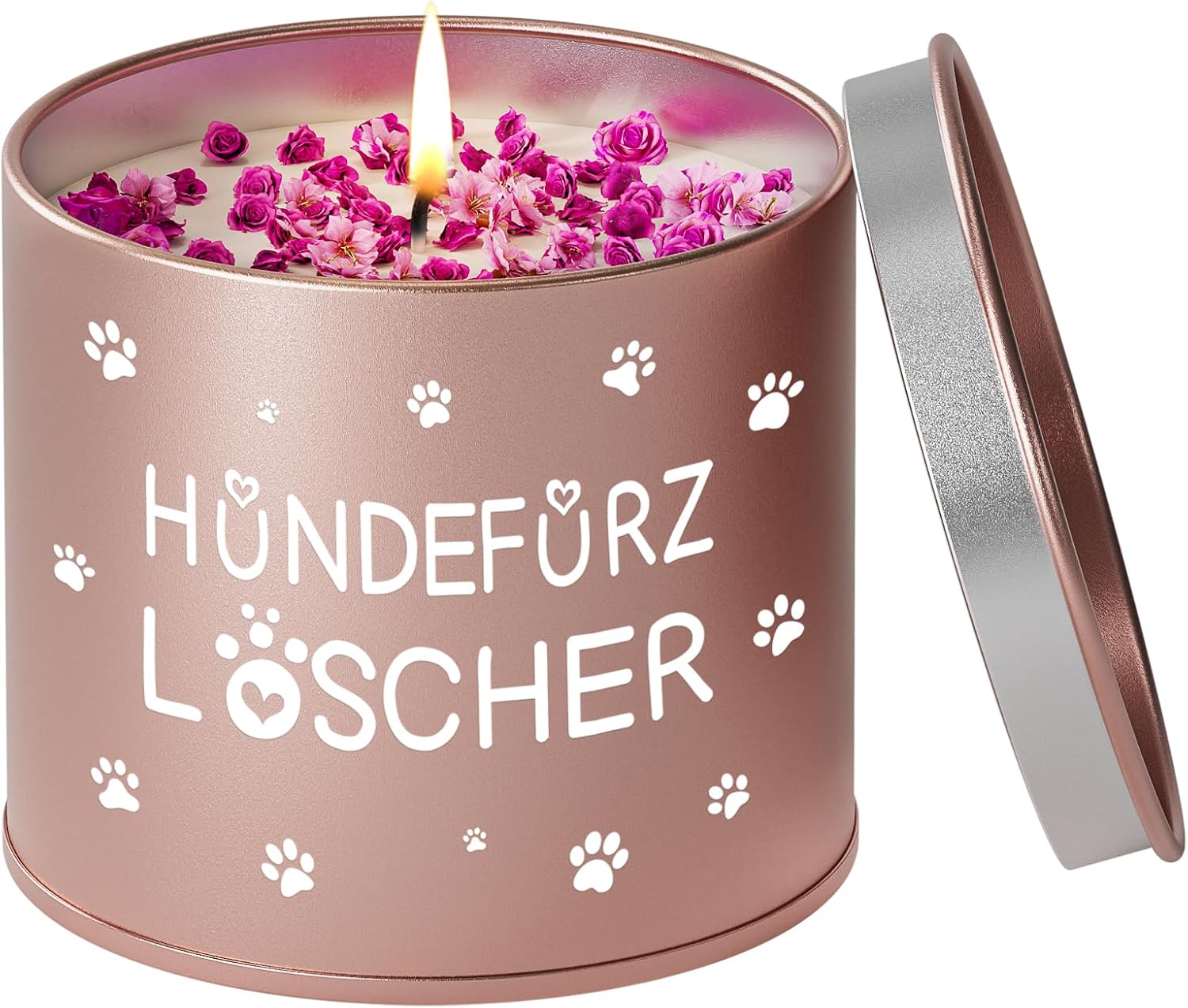 PRSTENLY Gifts for Women, 9 oz Lavender Scented Candle - Dog Fart