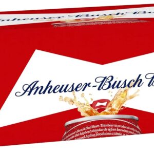 Anheuser-Busch Bud, Premium Lager Beer, Disposable, International Warehouse Beer (12 x 0.33 L)