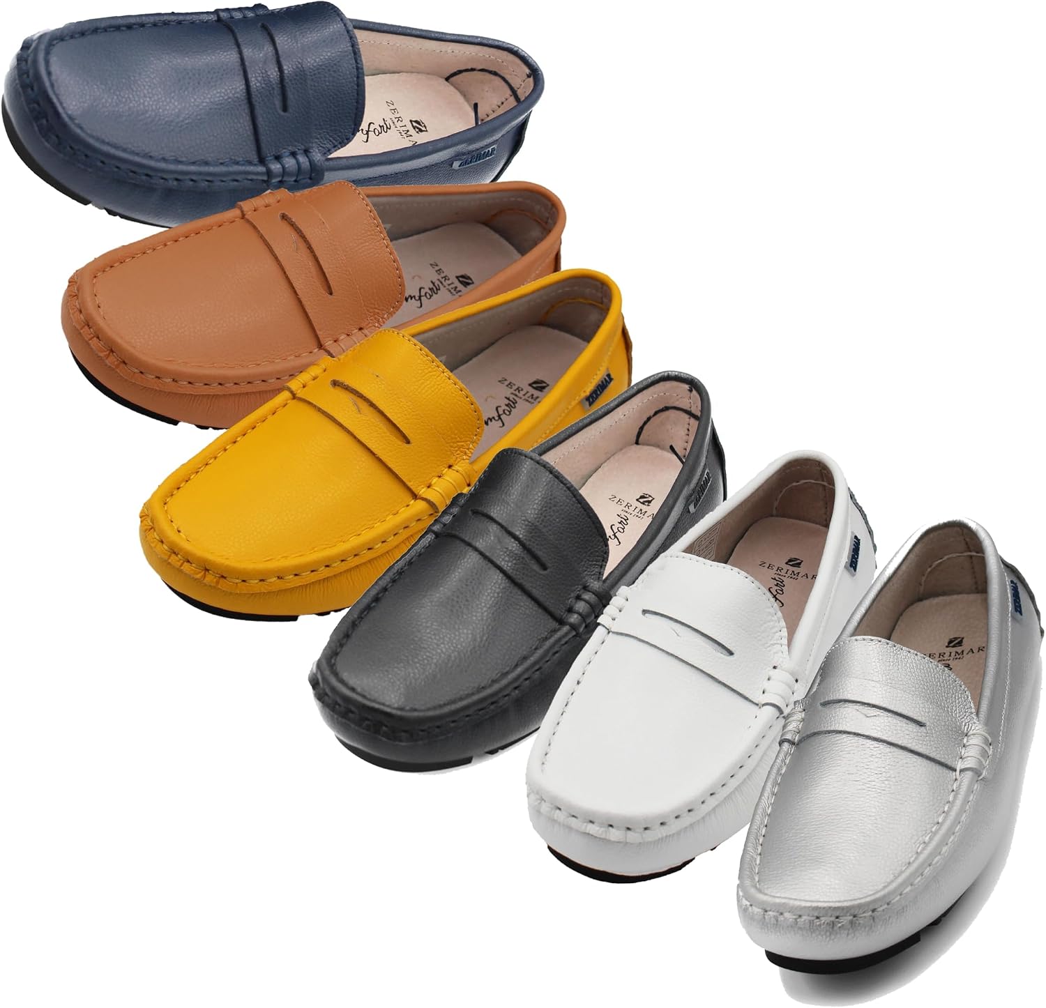 Zerimar Women’s Leather Moccasins Classic Loafers Leather – Bild 5