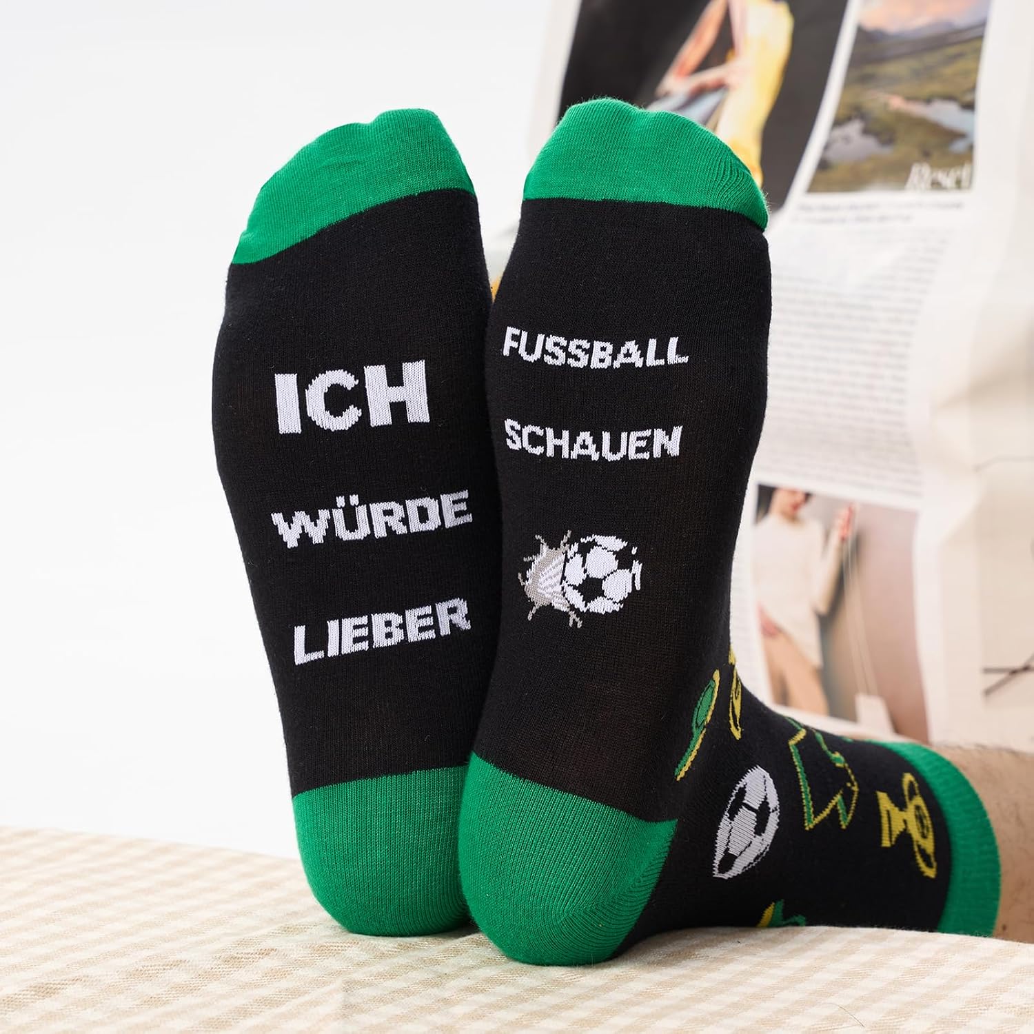 SockWaddles Funny Socks Men with Sayings - Gift Idea for Men, Grandpa, Dad, Gamer, Bike, Camper for Christmas, Birthday, Father's Day, Advent Calendar Filling – Bild 5