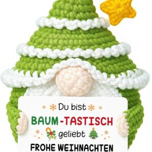 CheriGift Christmas Gifts for Women Men, Hand Crocheted Figures