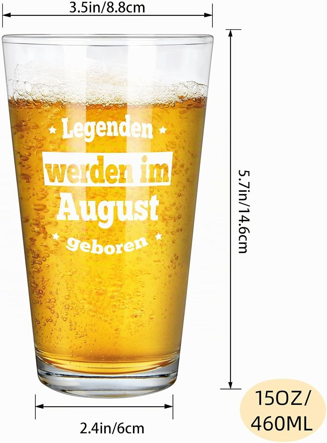 Joymaking Beer Glass Gifts for Men, Birthday Gift for Men, Men's Birthday Gifts, Men's Gifts, Meaningful Funny Gifts for Men, Dad, Him, Boyfriend, Employee, Husband, Son, Grandpa, Dad Gifts 15 oz – Bild 7